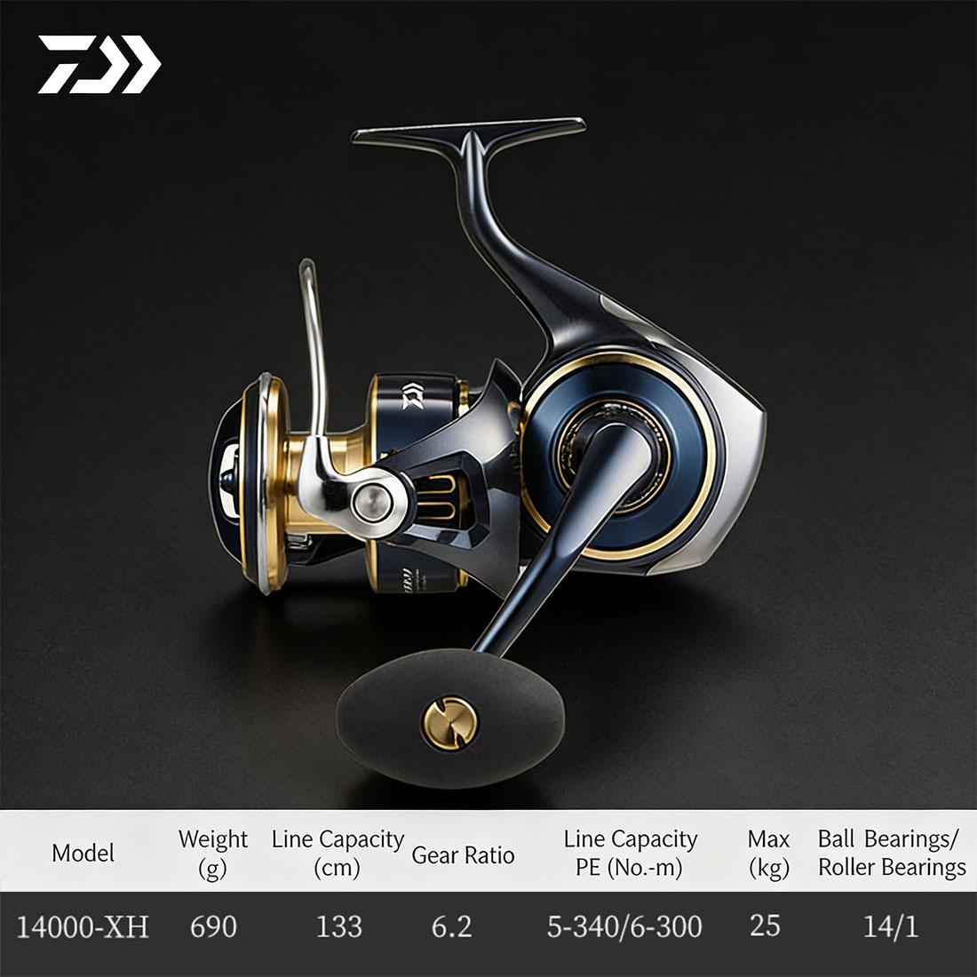 Daiwa Reel Bg - Оригинальная спиннинговая катушка DAIWA 2025 SALTIGA