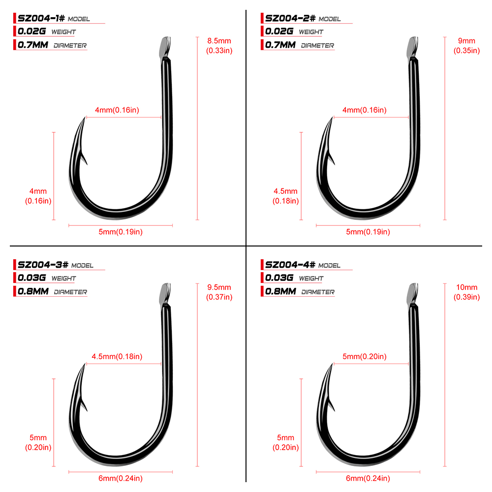 PROBEROS Рыболовный крючок 200 – обзор и цена Fishing Hook Offset