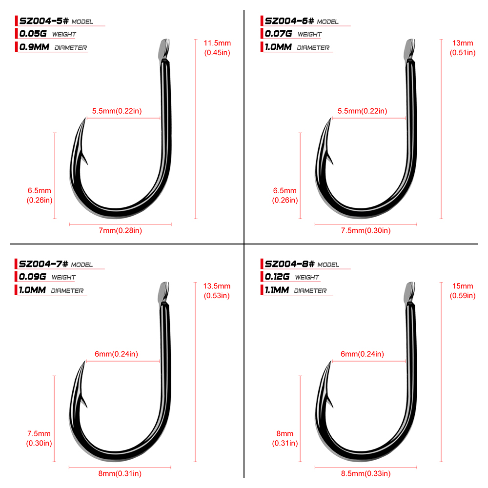 PROBEROS Рыболовный крючок 200 – обзор и цена Fishing Hook Offset
